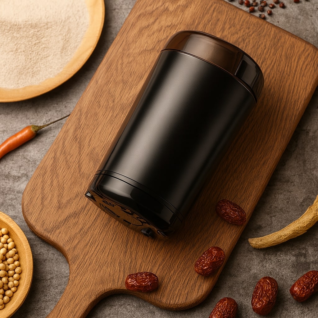 ProMahl Elektrische Kaffee- und Gewürzmühle — Leistungsstarker Motor, Edelstahlklingen