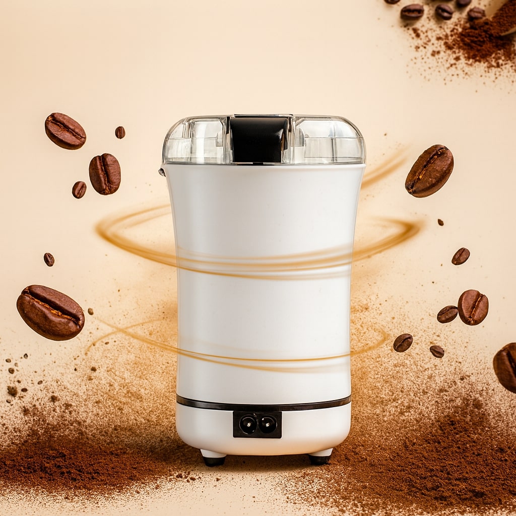 ProMahl Elektrische Kaffee- und Gewürzmühle — Leistungsstarker Motor, Edelstahlklingen