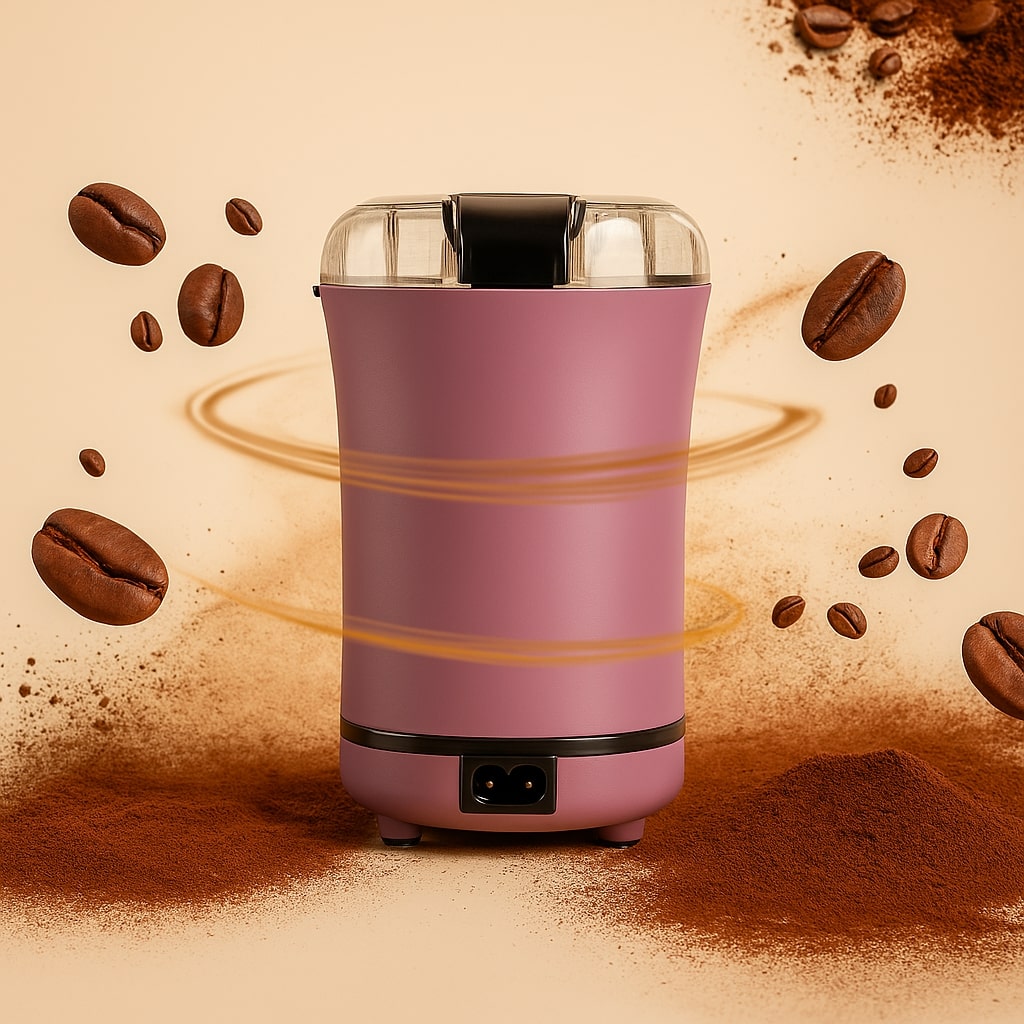 ProMahl Elektrische Kaffee- und Gewürzmühle — Leistungsstarker Motor, Edelstahlklingen