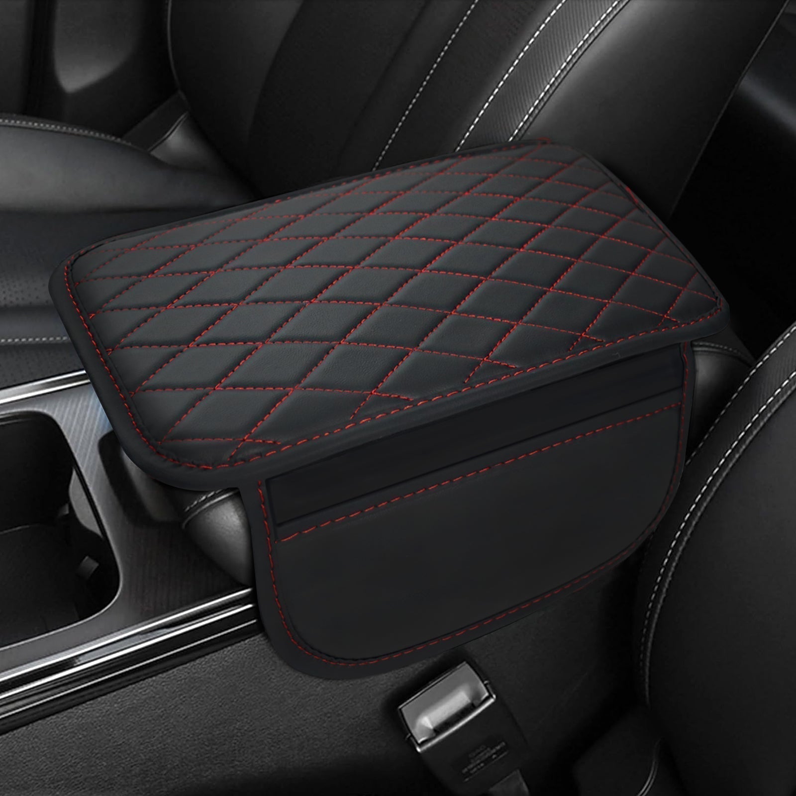 PU Leather Car Armrest Mat | Ka-mostore
