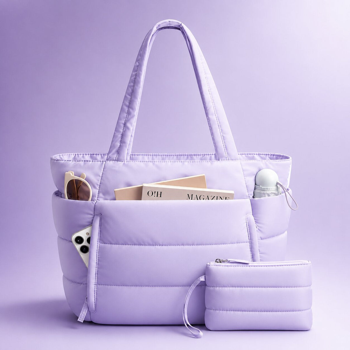 Daunenia Puffer Tote Bag — Lightweight Everyday Carryall