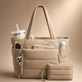 Daunenia Puffer Tote Bag — Lightweight Everyday Carryall