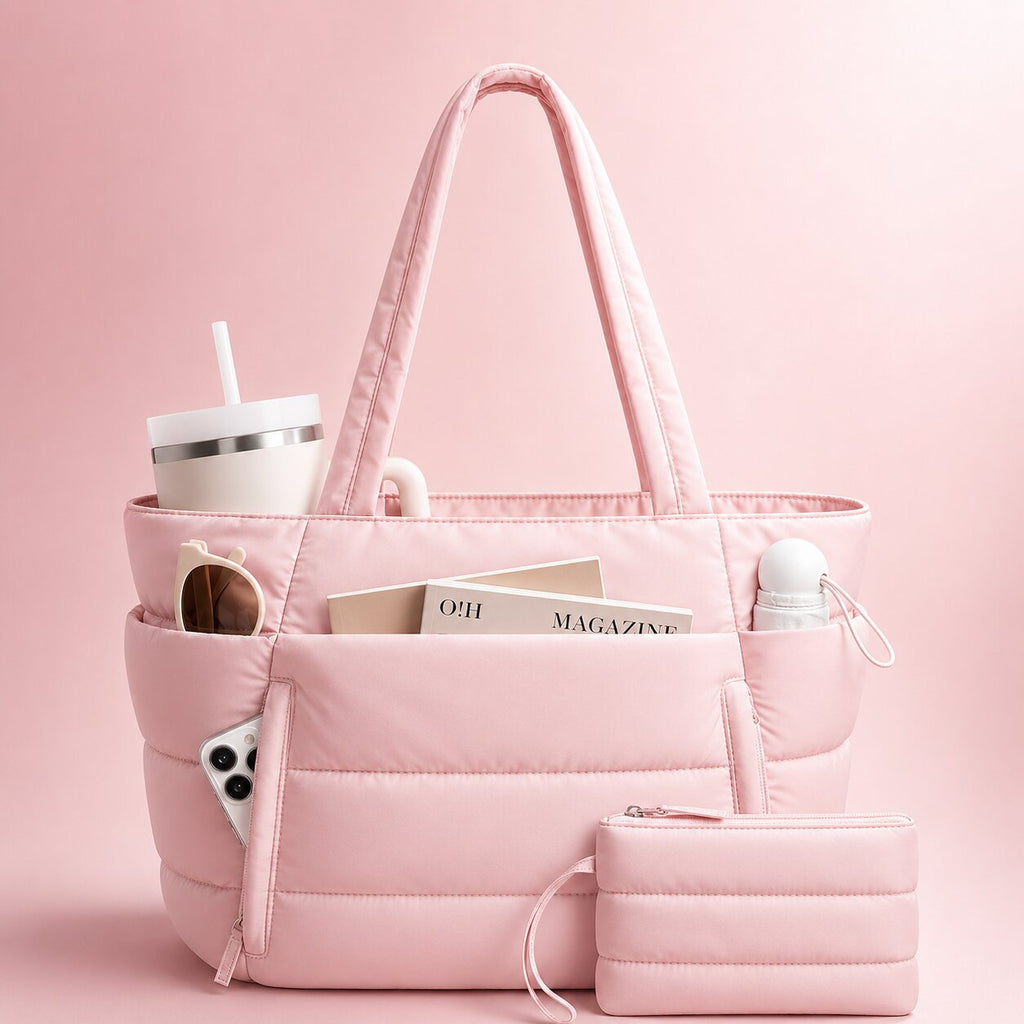 Daunenia Puffer Tote Bag — Lightweight Everyday Carryall