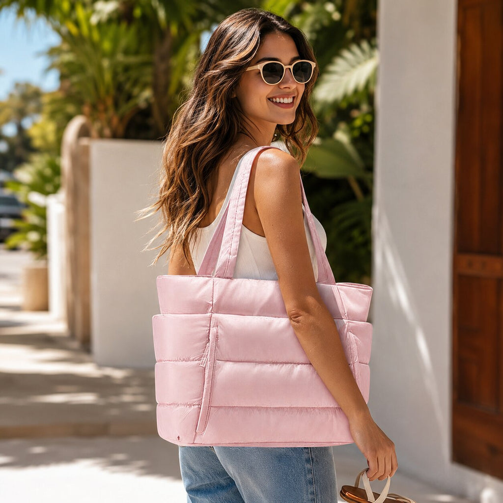 Daunenia Puffer Tote Bag — Lightweight Everyday Carryall