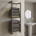 PUREDRY – Wall Towel Rack - Stainless Steel, Anti-Rust | Ka-mostore
