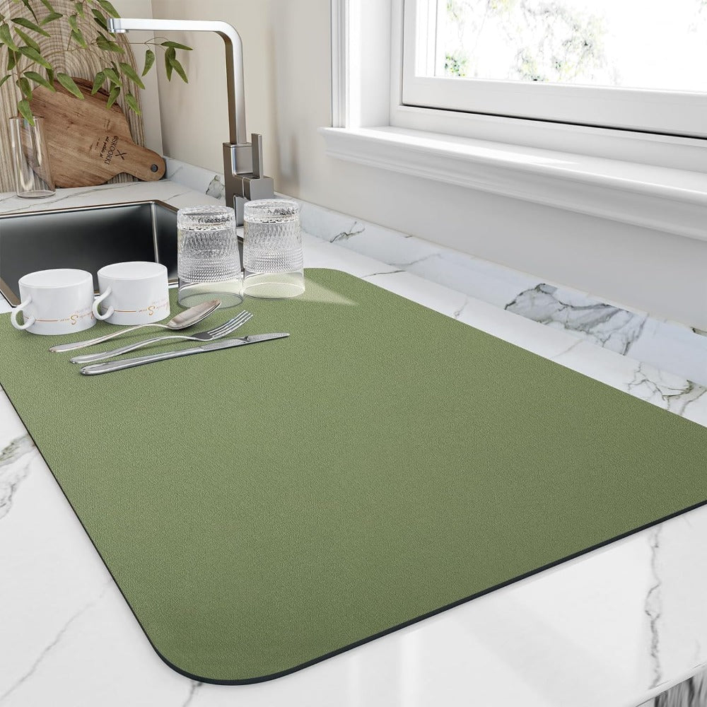 Quick Dry Kitchen Dish Mat | Highly Absorbent | Ka-mostore