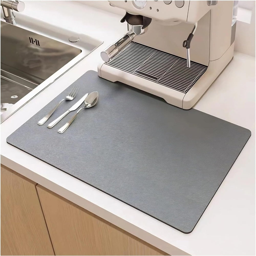 Quick Dry Kitchen Dish Mat | Highly Absorbent | Ka-mostore