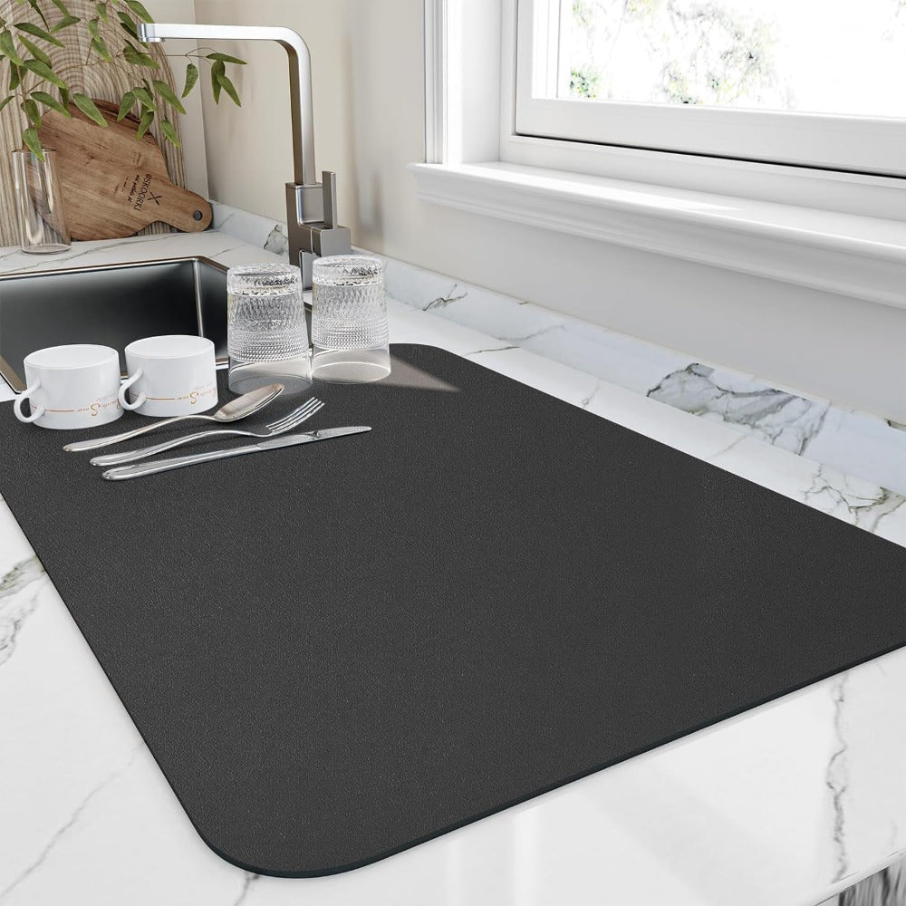 Quick Dry Kitchen Dish Mat | Highly Absorbent | Ka-mostore
