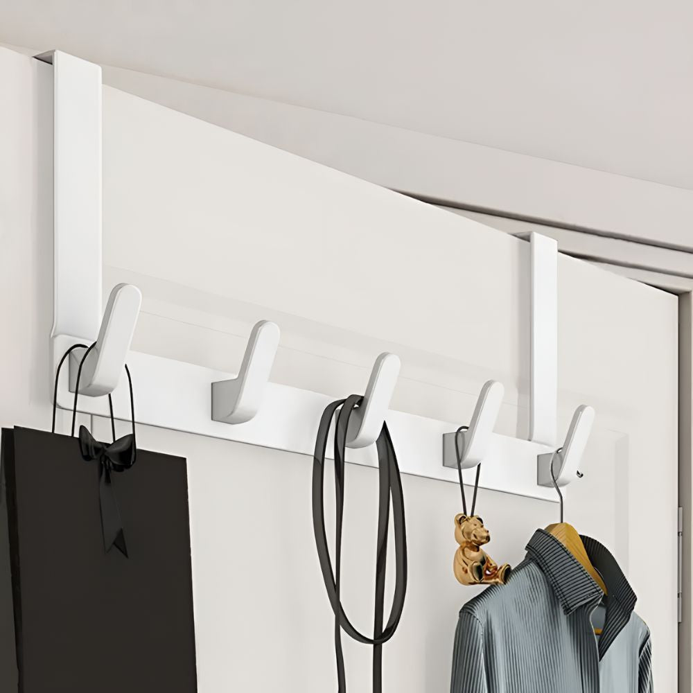 Over-the-Door 5 Hook Organizer Rack | Ka-mostore