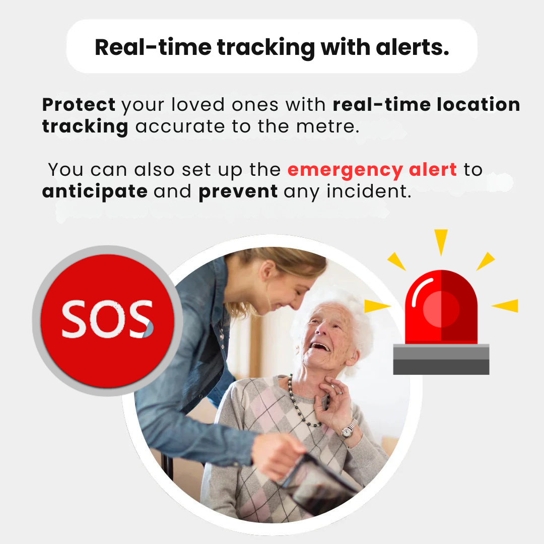 Real-Time GPS Tracker for Seniors with Waterproof Tracking and No Fees | Ka-mostore