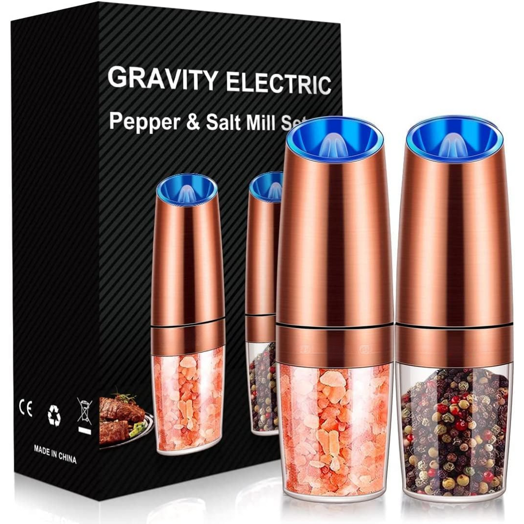 Rechargeable Electric Pepper and Salt Mill Set - GrindMaster Duo | Ka-mostore