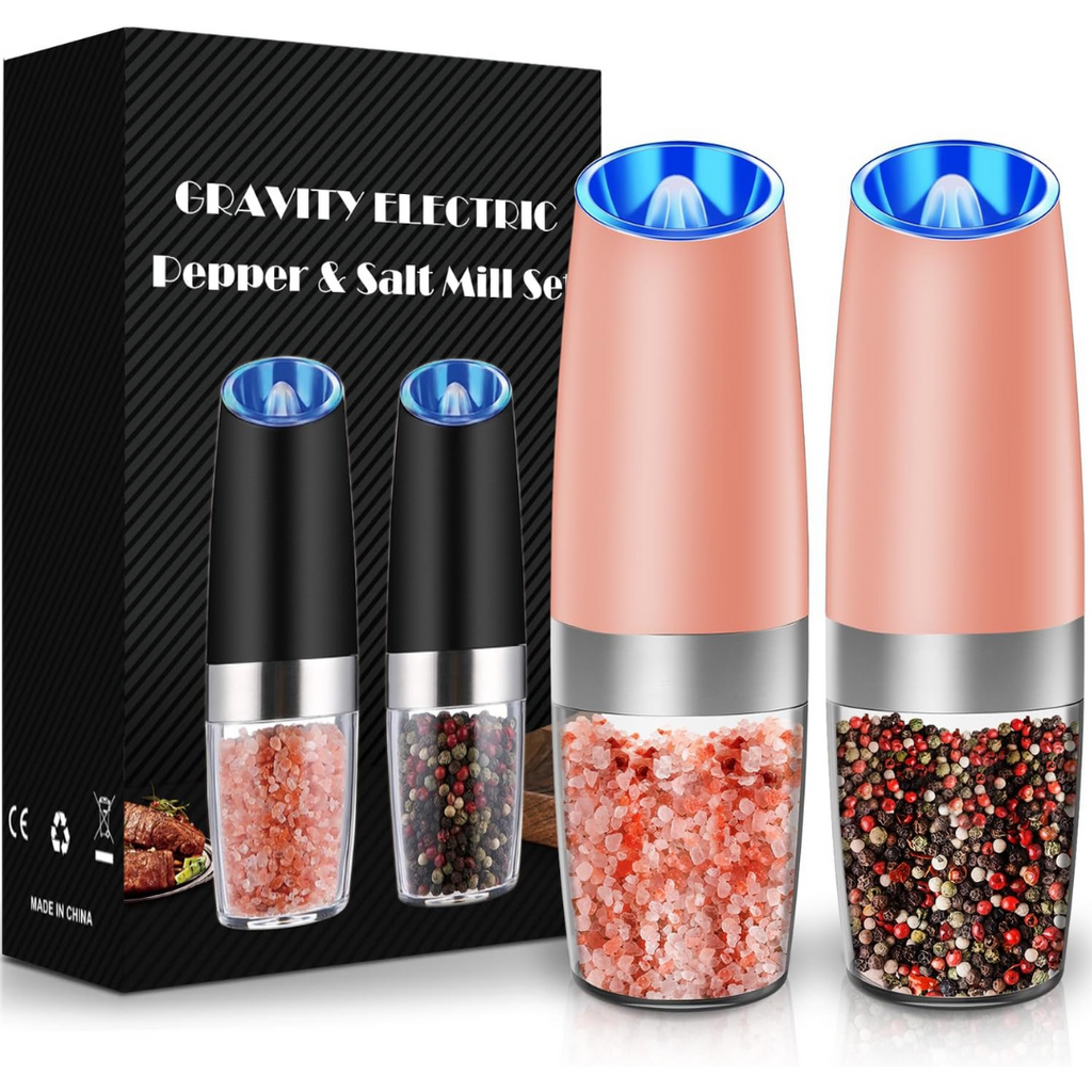 Rechargeable Electric Pepper and Salt Mill Set - GrindMaster Duo | Ka-mostore