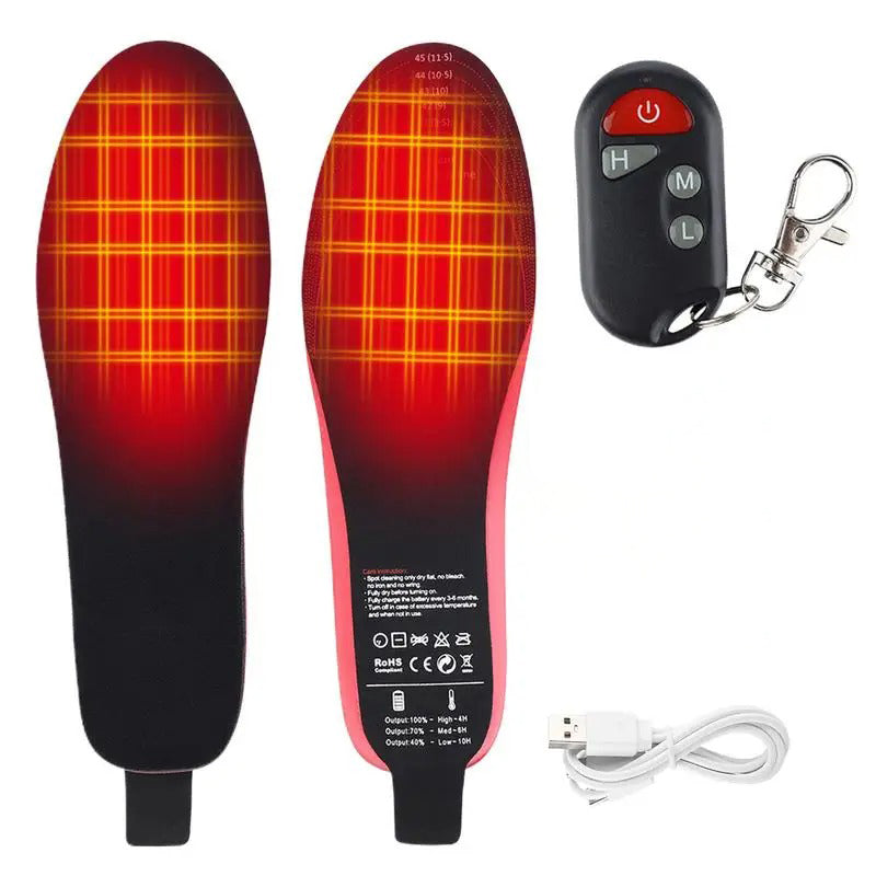 Remote Controlled Heated Shoe Inserts | Ka-mostore