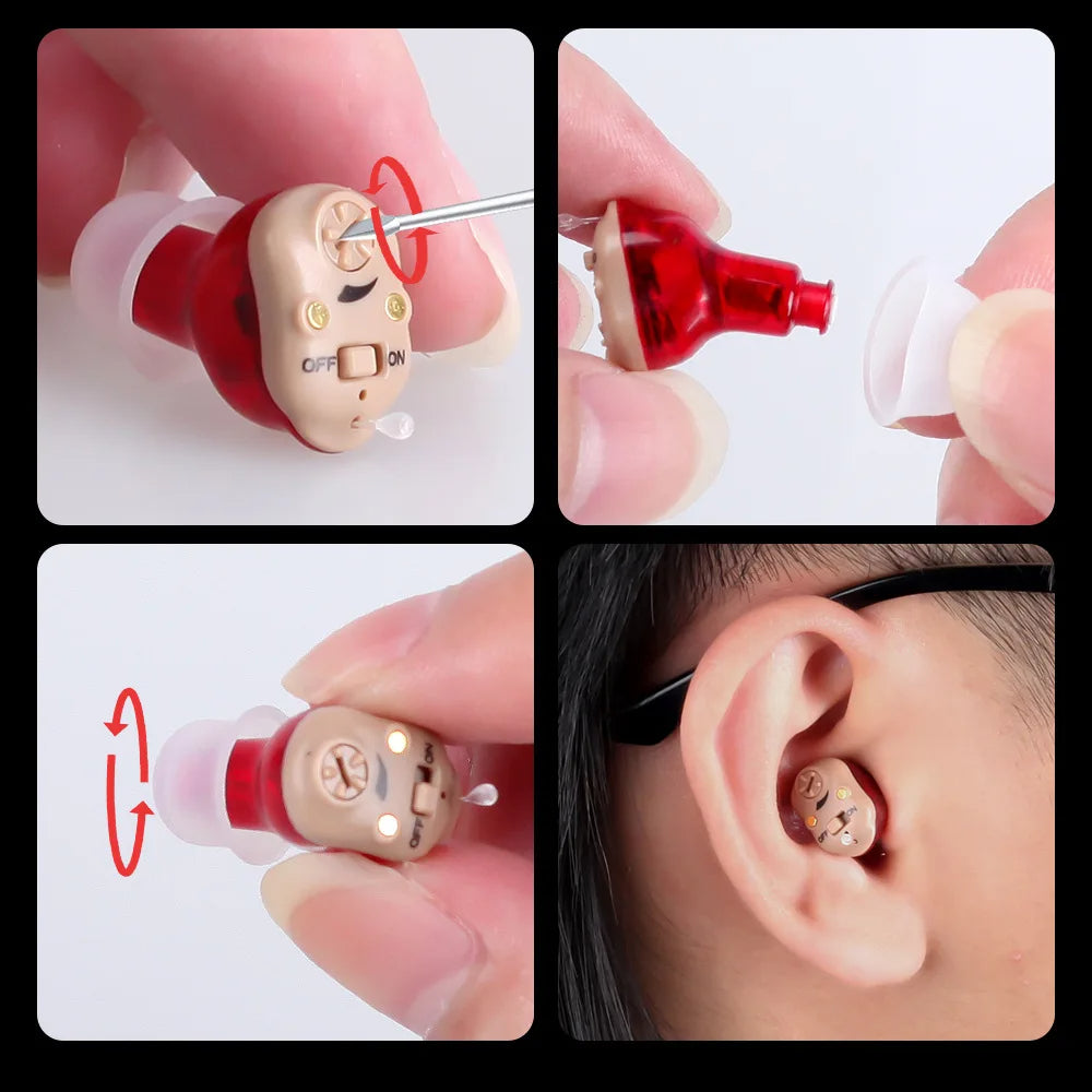 Rechargeable Invisible Hearing Aids | Ka-mostore
