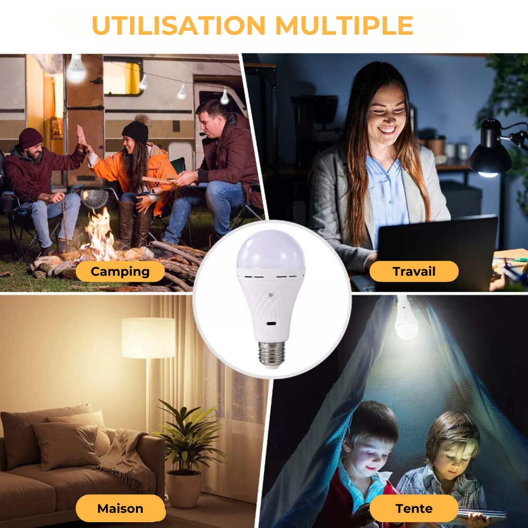 Rechargeable LED Bulb with Remote Control – Practicality and Energy Savings | Ka-mostore