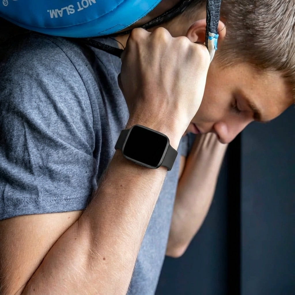 سوار بديل من السيليكون الأسود لساعة Redmi Watch 3 Active / Lite