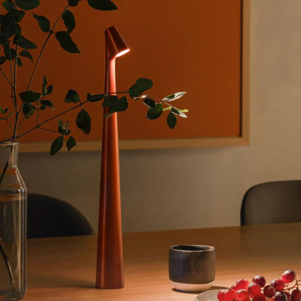 Nordic Minimalist Cordless Desk Lamp For Comfortable Reading And Ambient Glow In Any Space