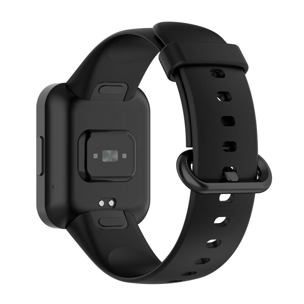 سوار بديل ناعم من السيليكون الأسود لـ Redmi Watch 2 Lite