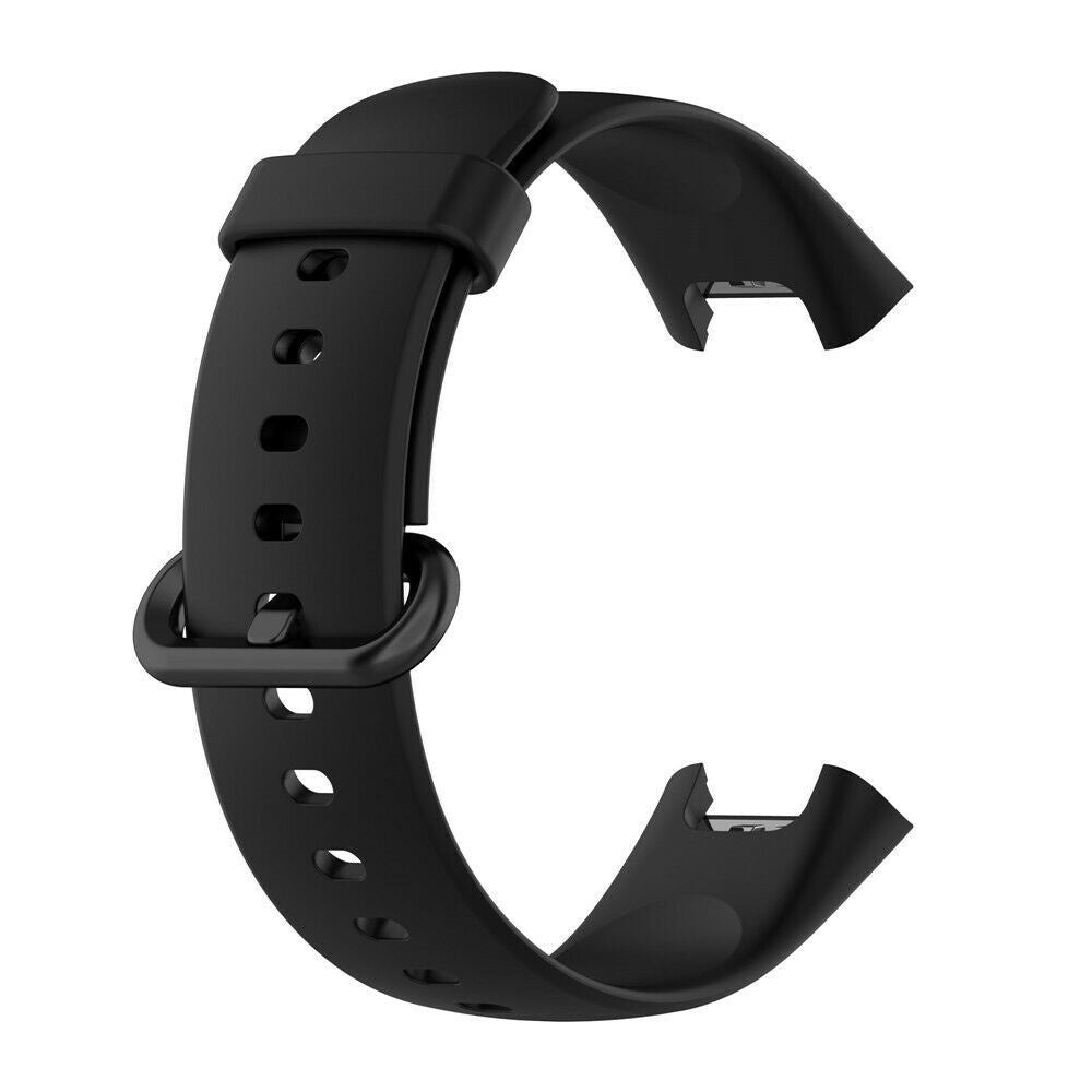 سوار بديل ناعم من السيليكون الأسود لـ Redmi Watch 2 Lite