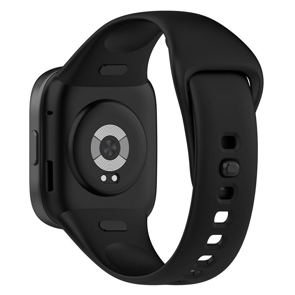 سوار بديل لساعة Redmi Watch 3 — سيليكون أسود ناعم ومتين