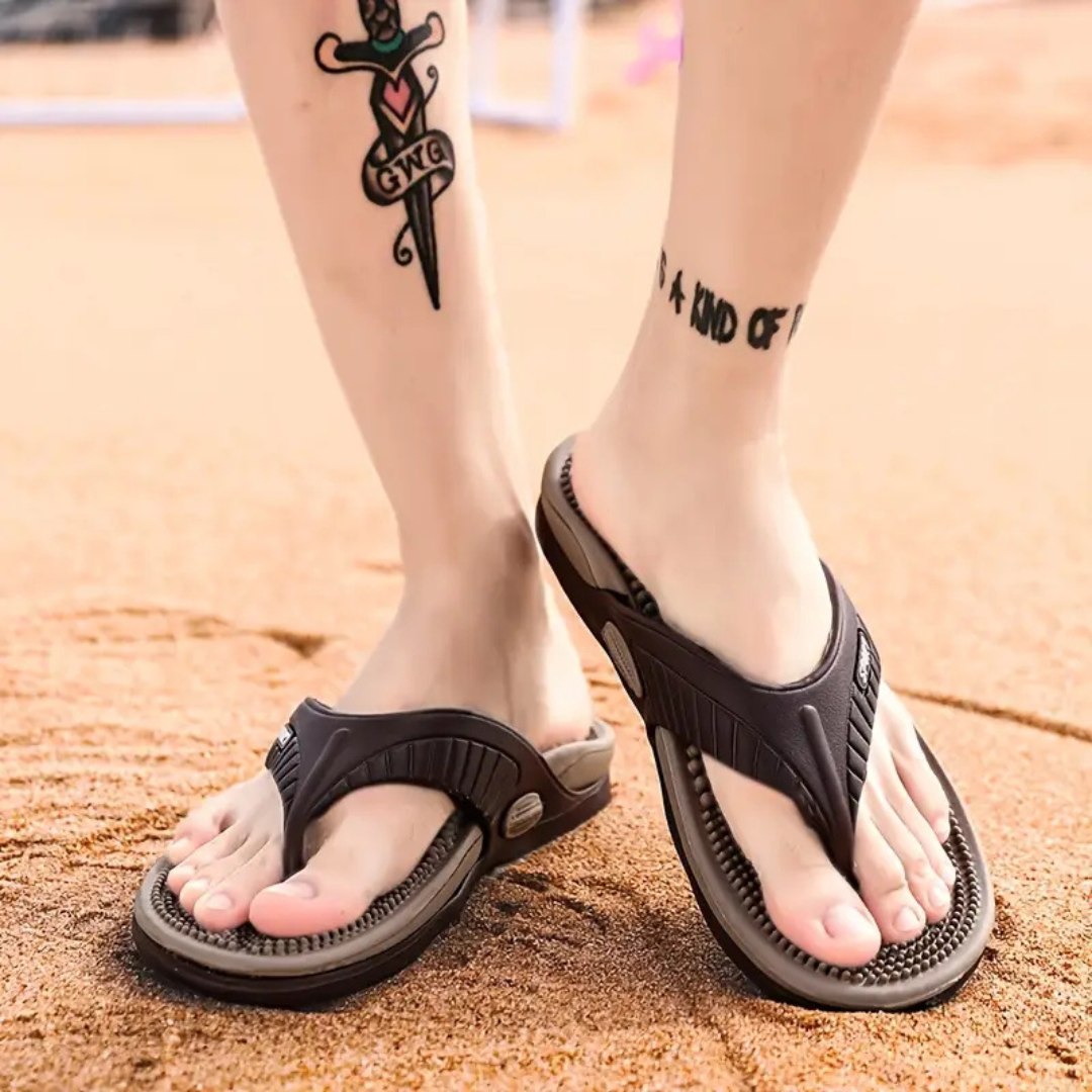 Flip-flops med terapeutisk akupressurmassage | Ka-mostore
