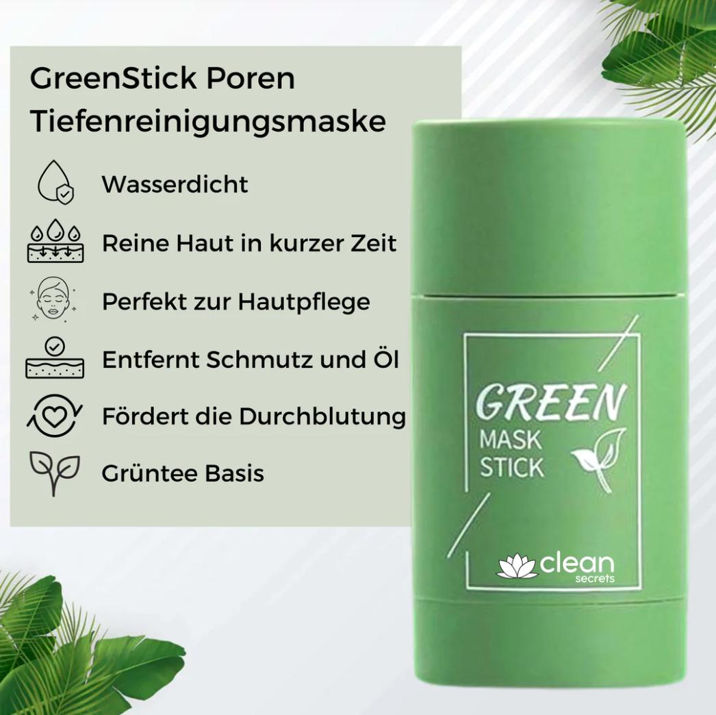 Stick cu mască de curățare LumiHaut — extract de ceai verde și vitamina E