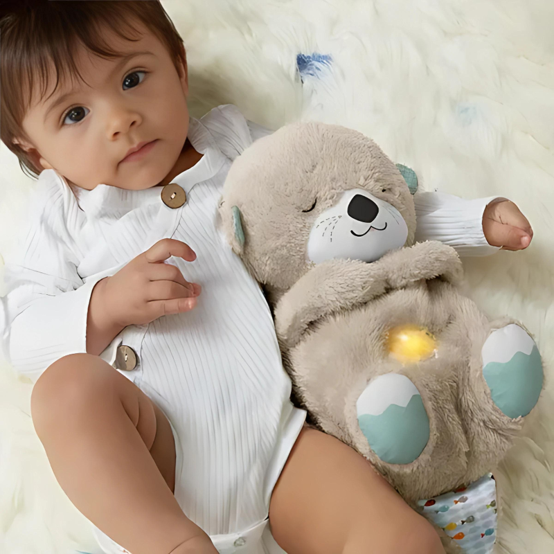 Relaxing Plush Toy with Breathing & Night Light - Soothing | Ka-mostore