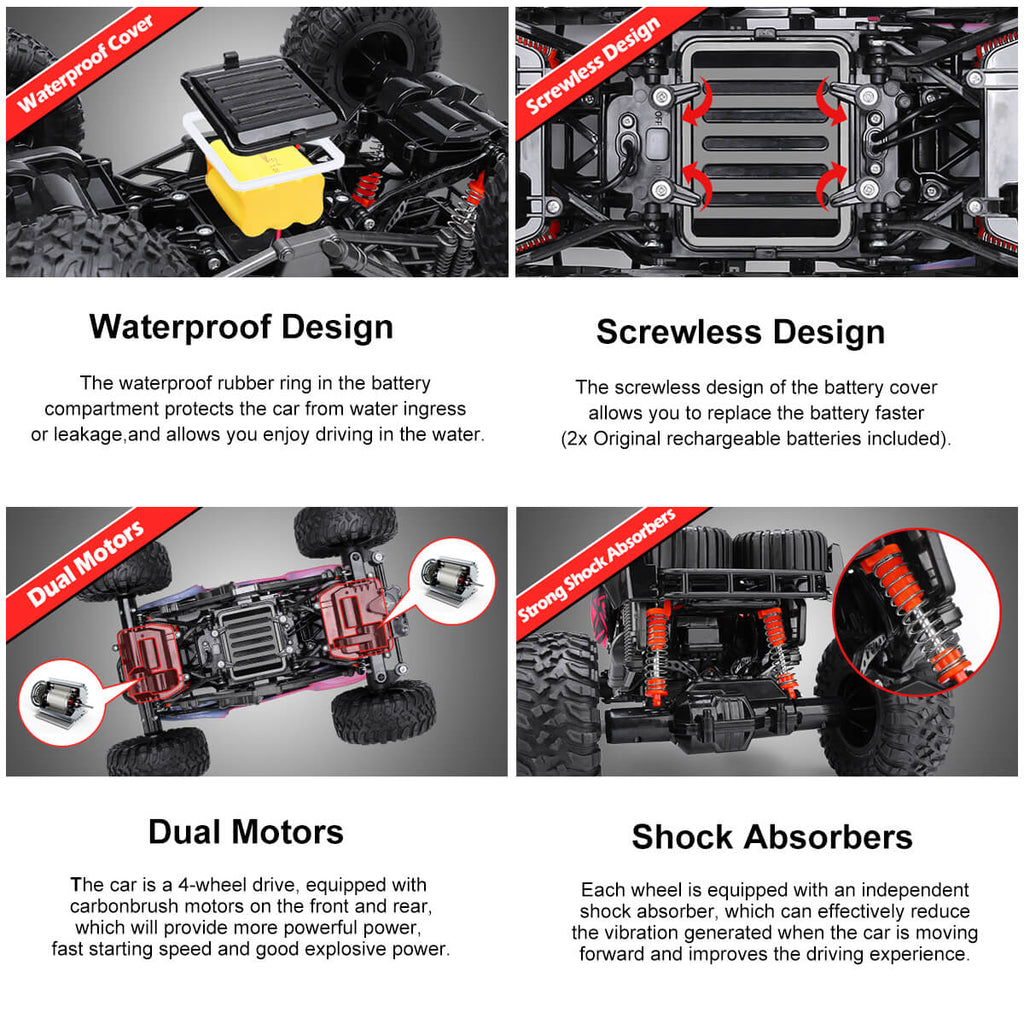 Remote Control Waterproof Off-Road Car Toy | Ka-mostore
