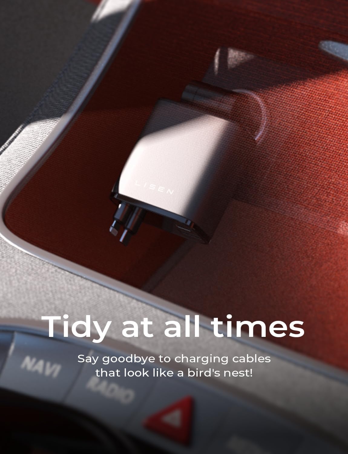Retractable Car Charger 69W USB C | Ka-mostore