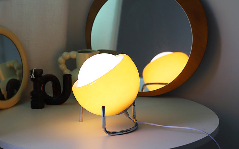 RETRO GLASS TABLE LAMP - ATMOSPHERIC NORDIC NIGHT LIGHTING | Ka-mostore
