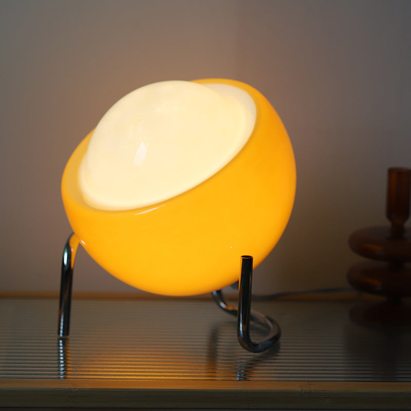 RETRO GLASS TABLE LAMP - ATMOSPHERIC NORDIC NIGHT LIGHTING | Ka-mostore