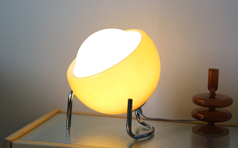 RETRO GLASS TABLE LAMP - ATMOSPHERIC NORDIC NIGHT LIGHTING | Ka-mostore