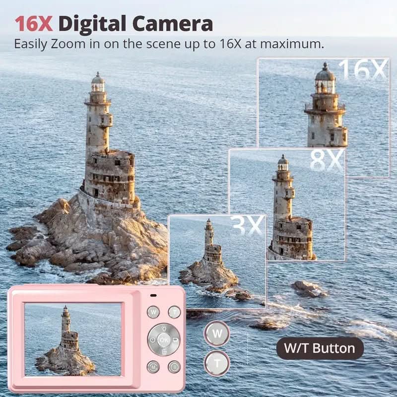 Vintage-Style Digital Camera with Modern Features | Ka-mostore