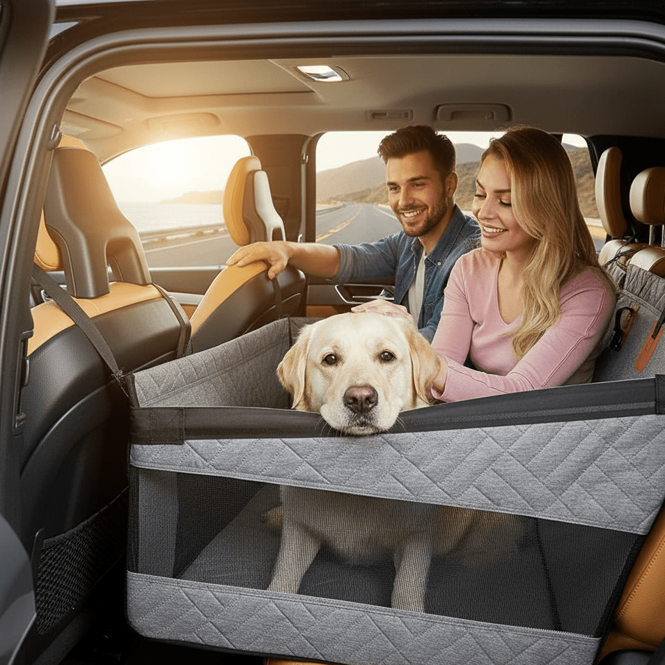RIDEGUARD PET SEAT – Waterproof Dog Mat with Memory Foam for the Car | Ka-mostore