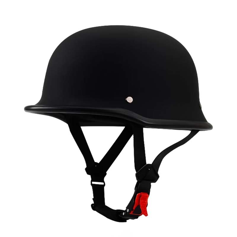 RidgeBolt Vintage Half-Face Helmet ECE DOT Certified | Ka-mostore