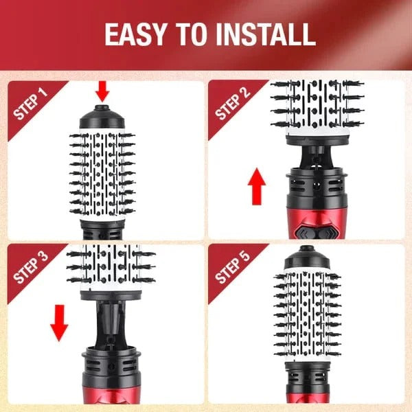 Rotating Hair Dryer Brush | Ka-mostore