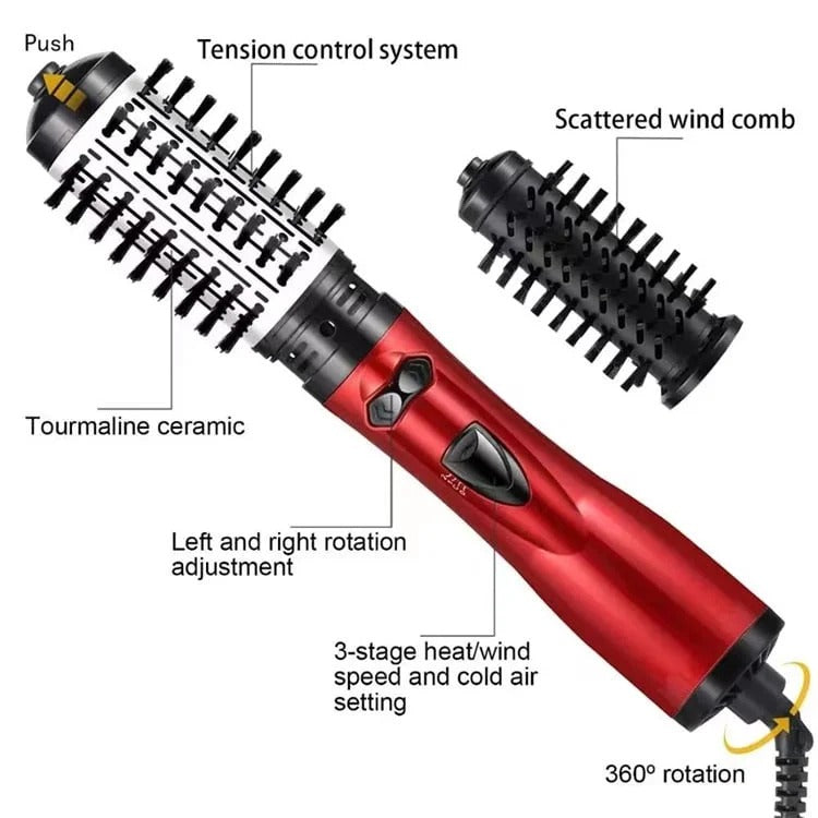 Rotating Hair Dryer Brush | Ka-mostore
