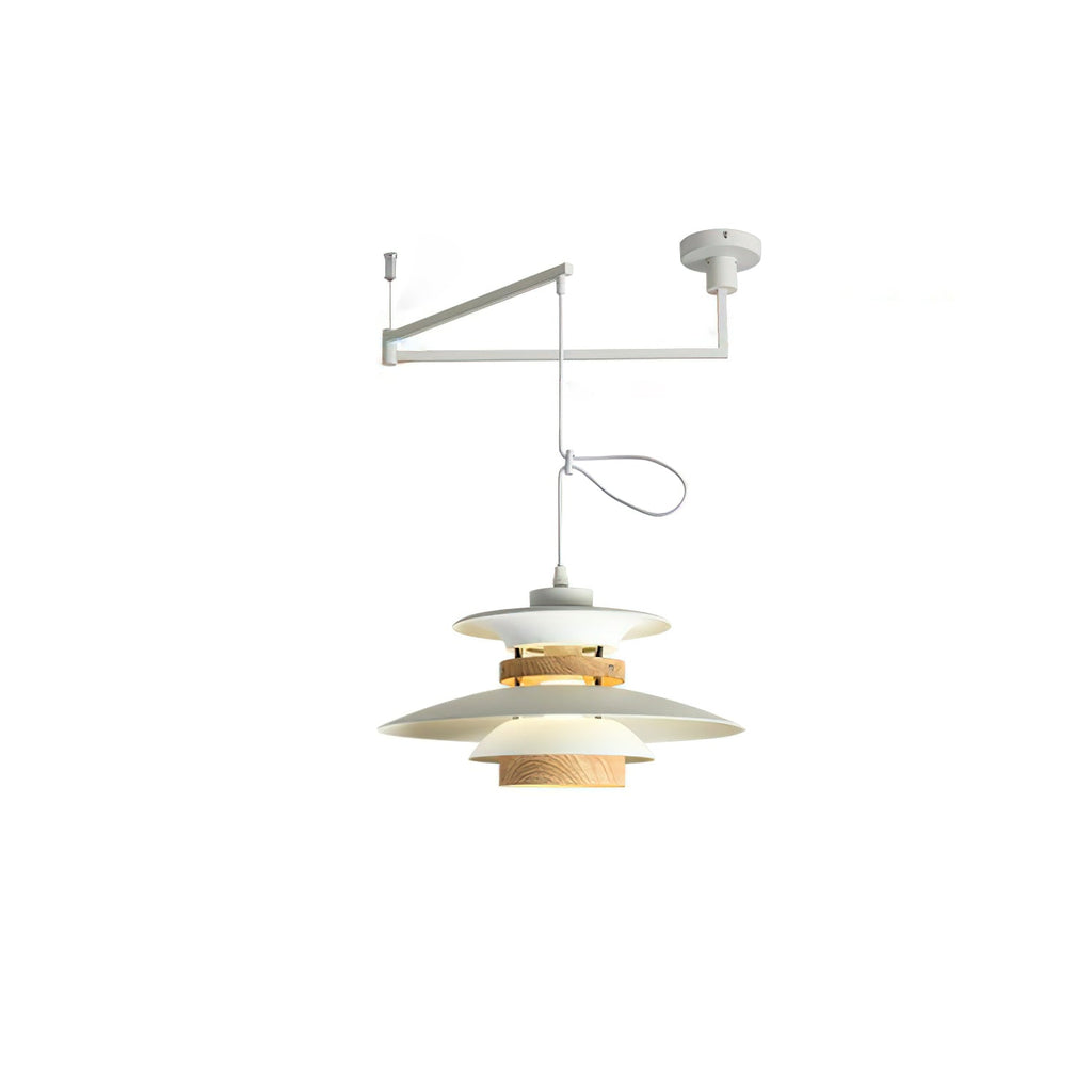 Rotating LED Pendant Light with Adjustable Brightness and Minimalist Style | Ka-mostore