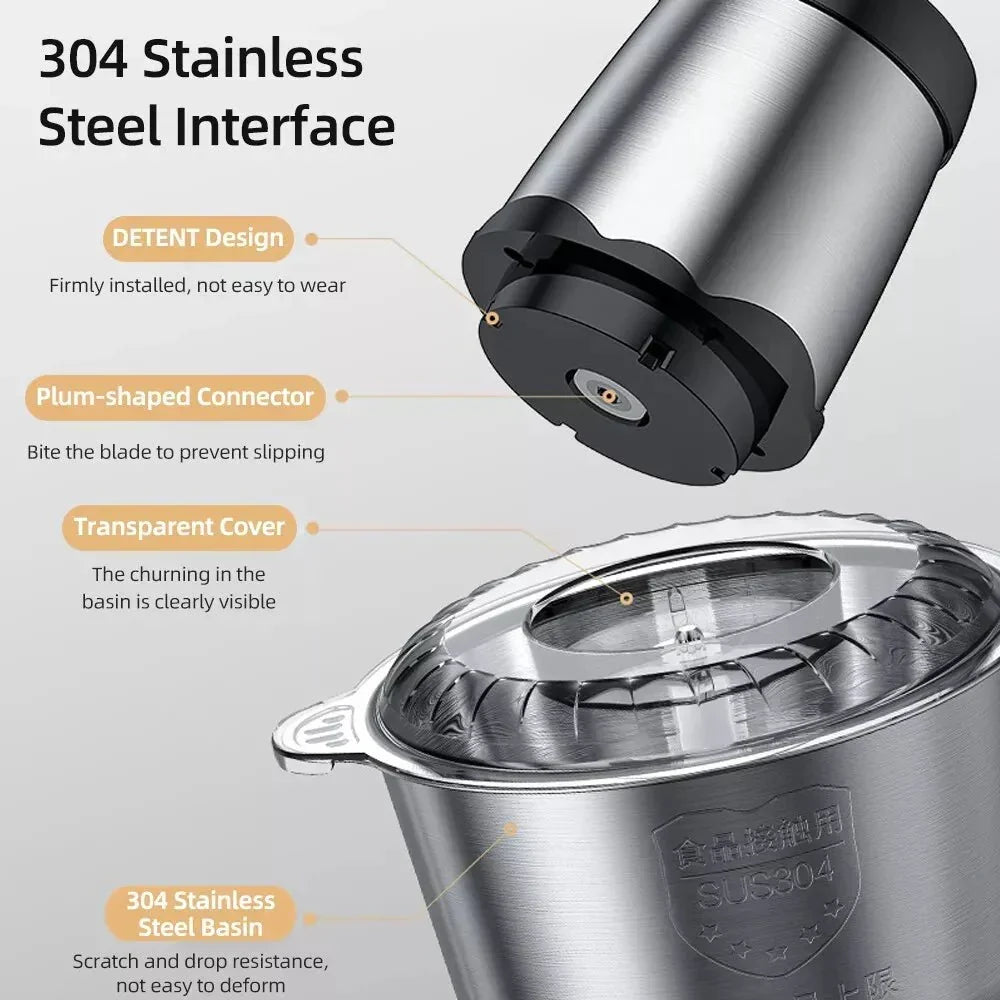 NovaBlend 2L-matblender — 300 W motor, 4D-blader i rustfritt stål