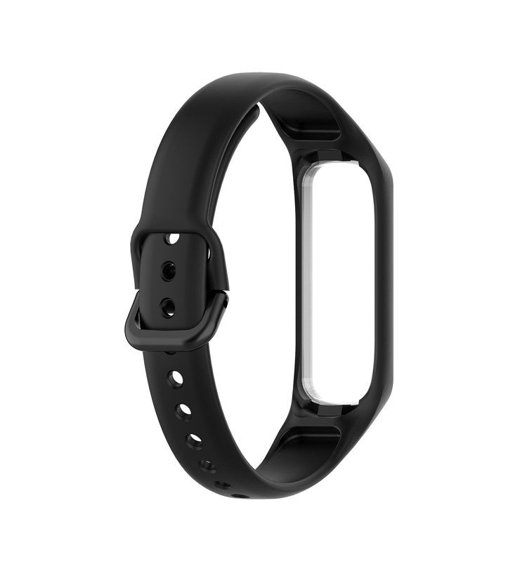 Czarna silikonowa opaska Samsung Galaxy Fit 2 — kompatybilny pasek zamienny