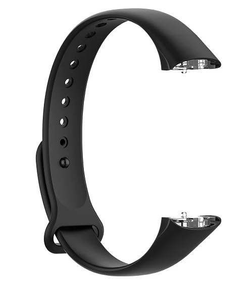 Samsung Galaxy Fit Replacement Strap — Flexible Black Silicone