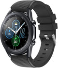 Samsung Galaxy Watch 3 45mm Durable Black Silicone Strap