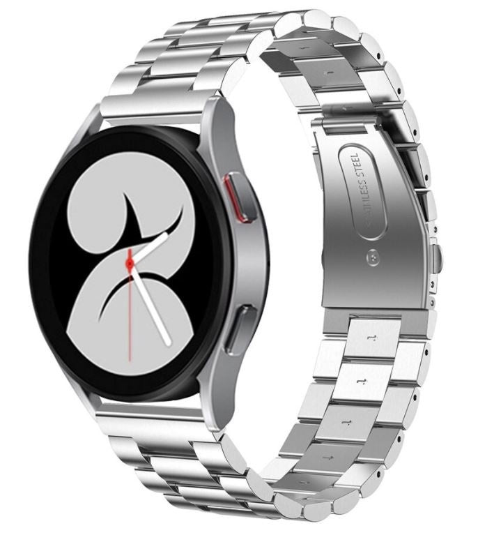 Correa de acero plateado para Samsung Galaxy Watch 4 de 40 mm