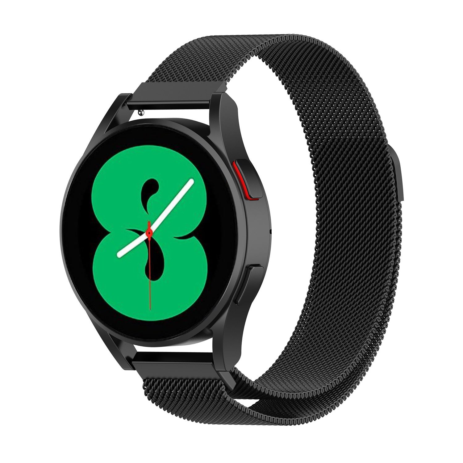 سوار ميلانيز أسود لساعة Samsung Galaxy Watch 4 مقاس 44mm