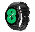 Samsung Galaxy Watch 4 44mm – černý silikonový řemínek s nastavitelným zapínáním na přezku