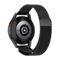 Černý magnetický milánský řemínek pro Samsung Galaxy Watch 4 Classic 46 mm