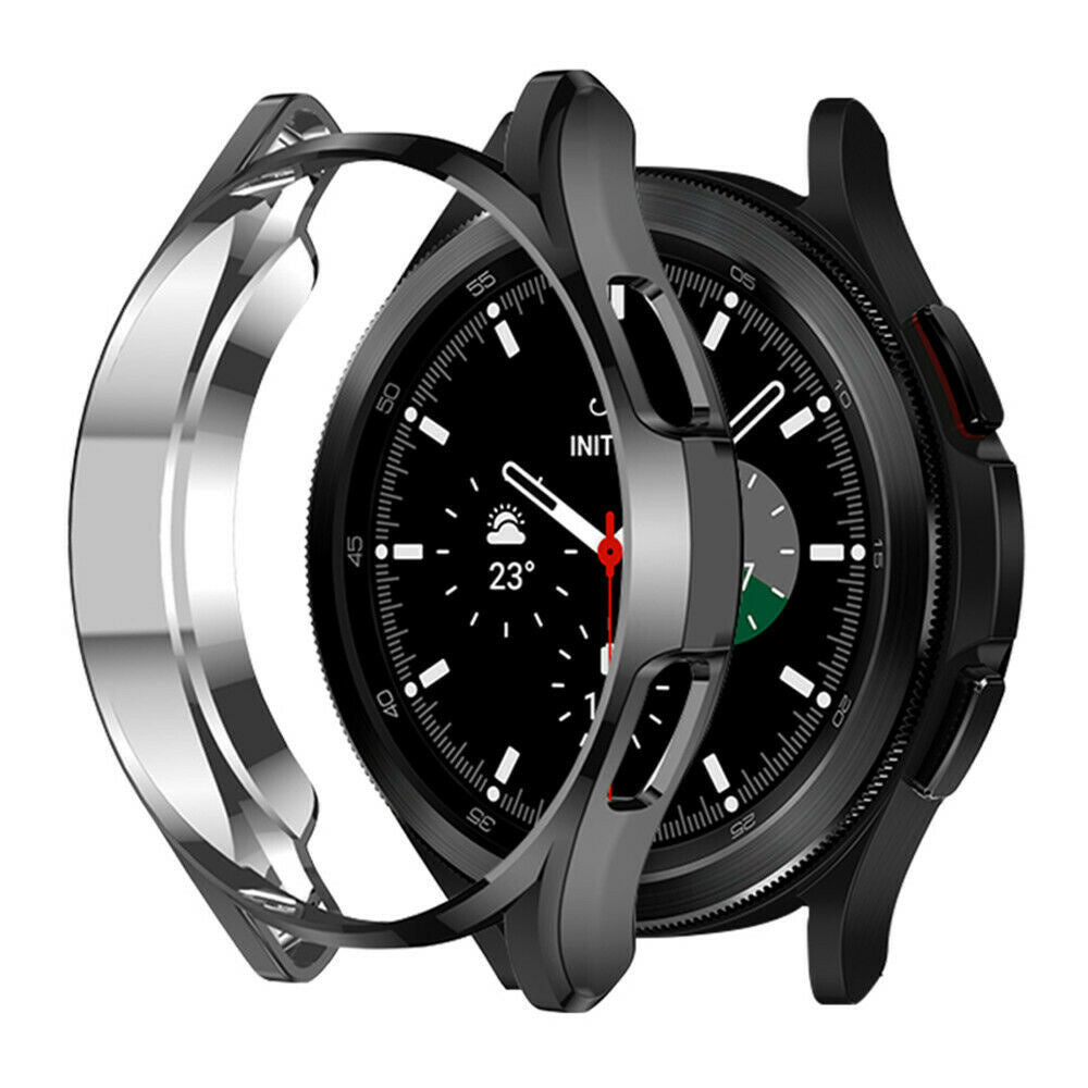 Ochranné černé TPU pouzdro — Samsung Galaxy Watch 4 Classic 46 mm