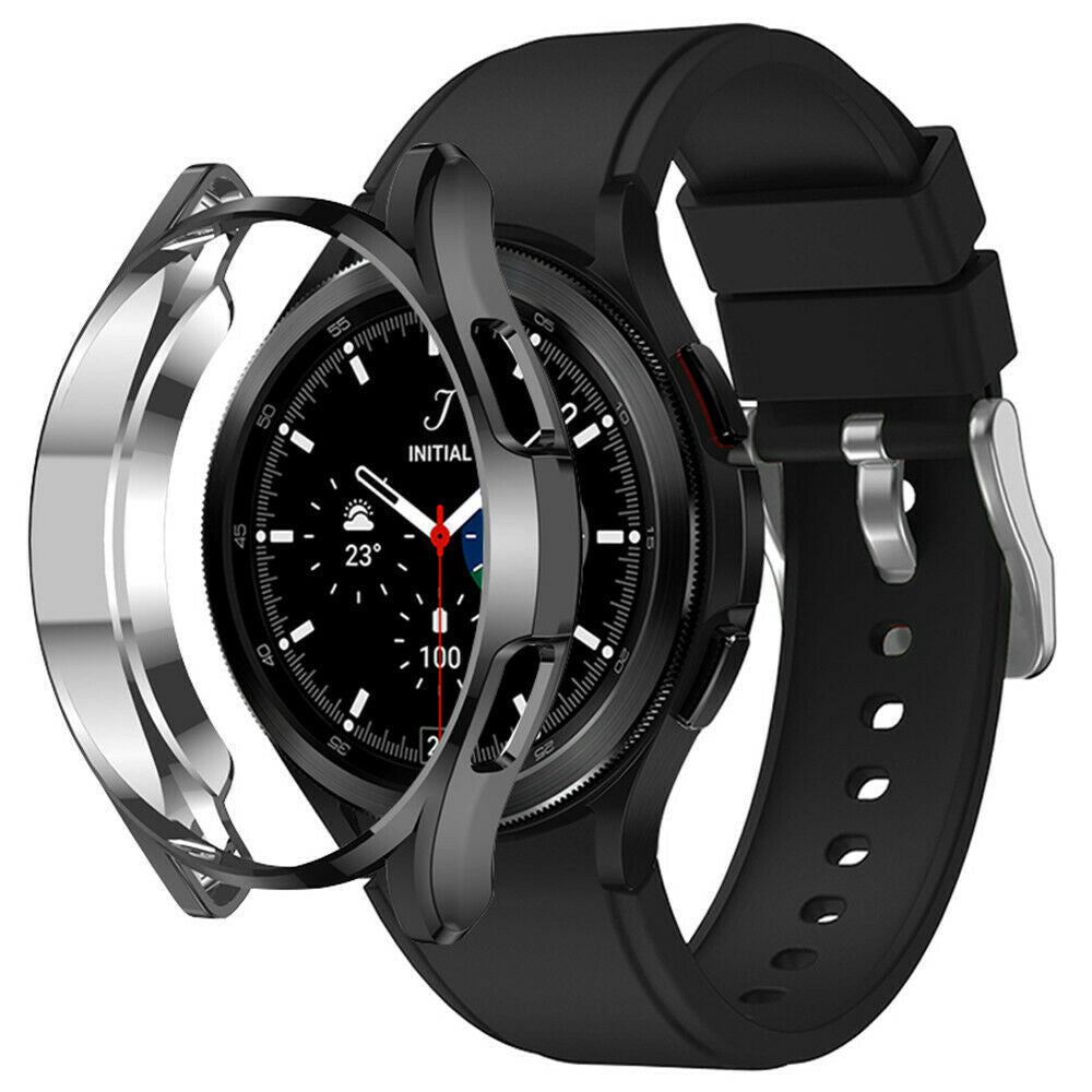 Ochranné černé TPU pouzdro — Samsung Galaxy Watch 4 Classic 46 mm