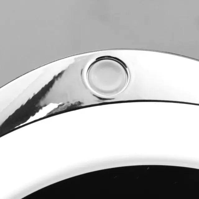 Kosmetix LED Makeup Mirror — 10× Magnification, Round Compact Design