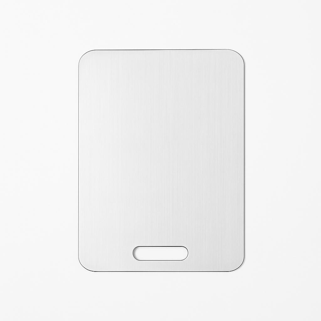 EdelBrett Stainless Steel Cutting Board — Odor-Resistant, Warp-Resistant Surface